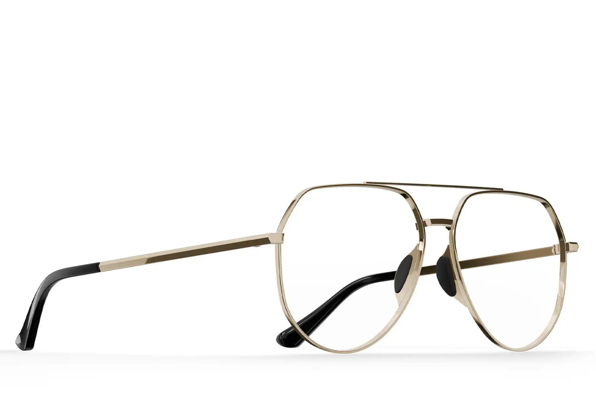 Tangle Free Aviator Hex Rx - Gold
