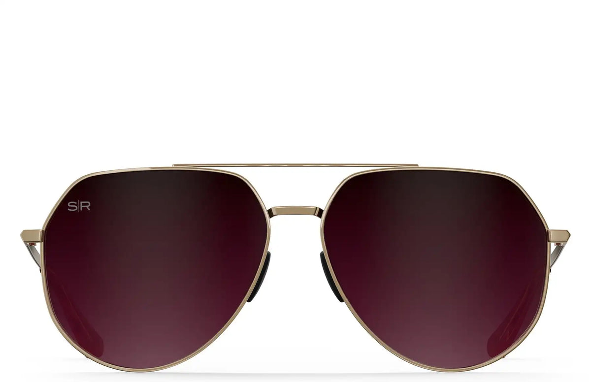 Tangle Free Aviator Hex - Cherry Fade Polarized