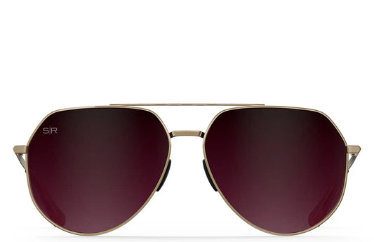 Tangle Free Aviator Hex - Cherry Fade Polarized