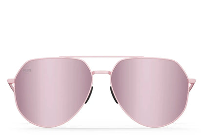 Tangle Free Aviator Hex - Rose Polarized