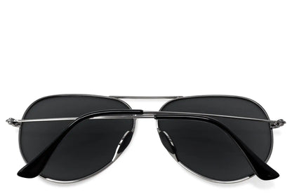 Tangle Free Aviator - Blackout Polarized